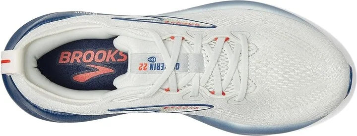 Brooks Glycerin 22 Men's Running Shoes Gray/Navy Peony/Fiery Red : 15 D - Medium, Rubber - Image 2