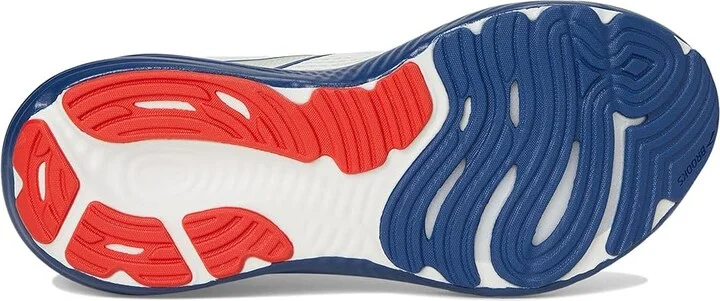 Brooks Glycerin 22 Men's Running Shoes Gray/Navy Peony/Fiery Red : 15 D - Medium, Rubber - Image 3