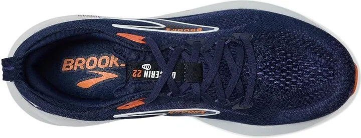 Brooks Glycerin 22 Men's Running Shoes Peacoat/Blue Ribbon/Orange : 12 D - Medium, Rubber - Image 2