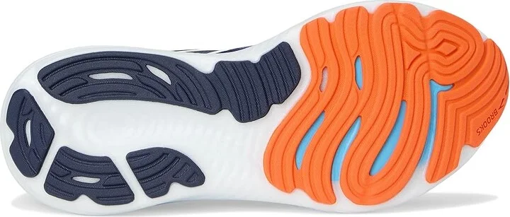 Brooks Glycerin 22 Men's Running Shoes Peacoat/Blue Ribbon/Orange : 12 D - Medium, Rubber - Image 3