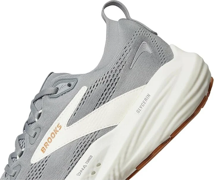 Brooks Glycerin 22 Men's Running Shoes Primer Gray/Gray/Honey Ginger : 11.5 D - Medium, Rubber - Image 7