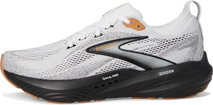 Brooks Glycerin 22 Men's Running Shoes White/Grey/Black : 8 EE - Wide, Rubber - Image 6