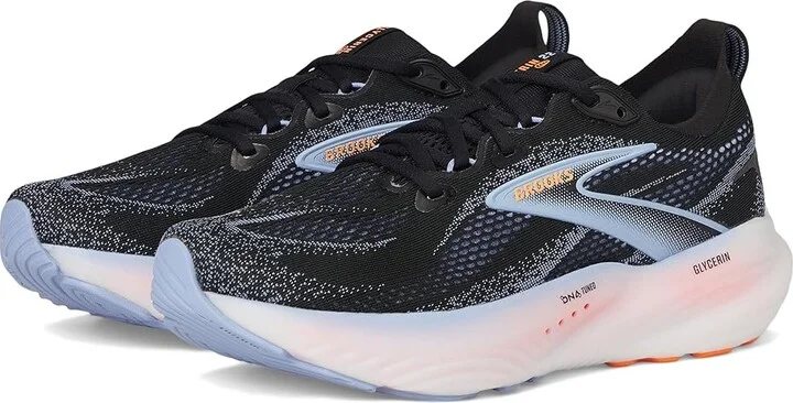 Brooks Glycerin 22 Women's Running Shoes Black/Blue Heron/Orange : 5 B - Medium