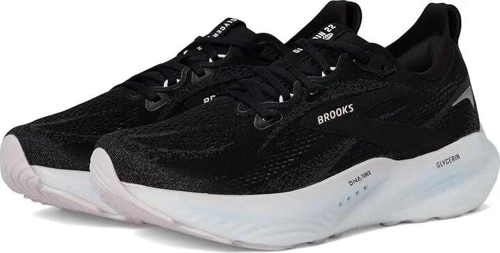 Brooks Glycerin 22 Women's Running Shoes Black/Orchid Ice/White : 12 B - Medium