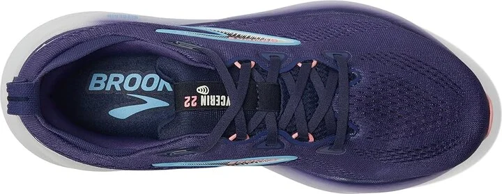 Brooks Glycerin 22 Women's Running Shoes Blue Ribbon/Peacoat/Dianthus : 6 EE - Extra Wide - Image 2