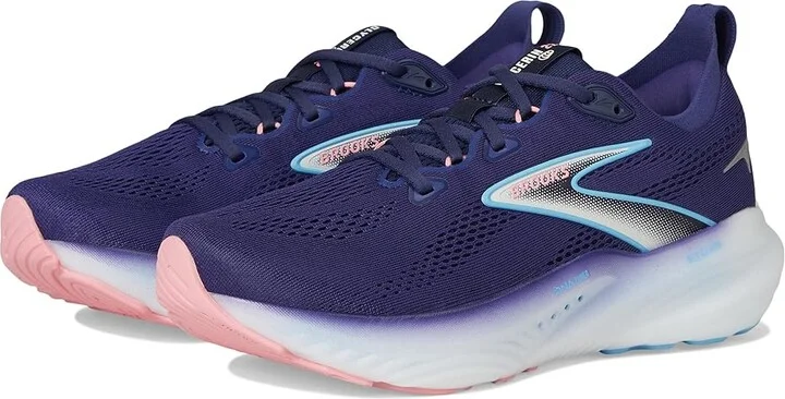 Brooks Glycerin 22 Women's Running Shoes Blue Ribbon/Peacoat/Dianthus : 6 EE - Extra Wide