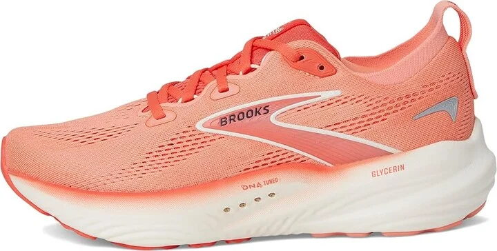 Brooks Glycerin 22 Women's Running Shoes Desert Flower/Hot Coral/Milk : 5.5 B - Medium - Image 6