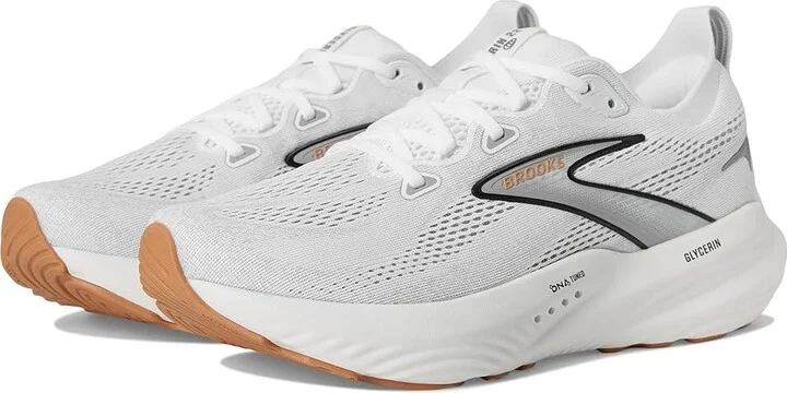 Brooks Glycerin 22 Women's Running Shoes White/Grey/Black : 5 B - Medium