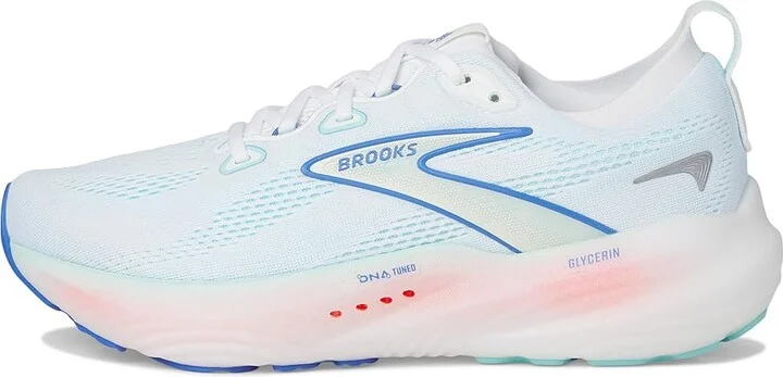 Brooks Glycerin 22 Women's Running Shoes White/Limpet Shell/Amparo Blue : 10 B - Medium - Image 6