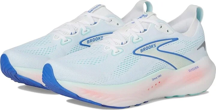 Brooks Glycerin 22 Women's Running Shoes White/Limpet Shell/Amparo Blue : 10 B - Medium