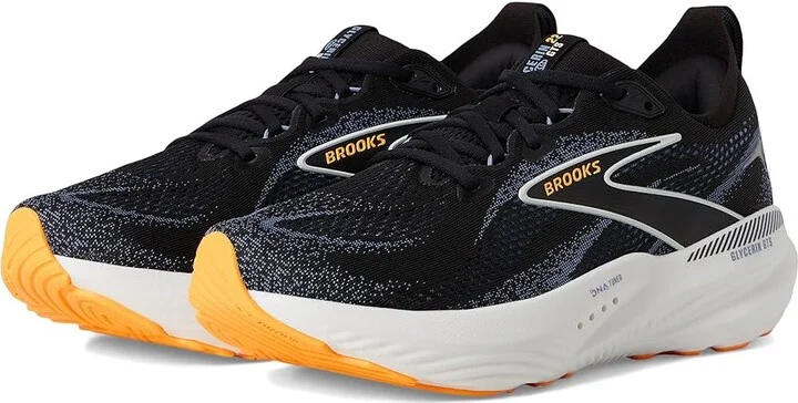 Brooks Glycerin GTS 22 Men's Running Shoes Black/Country Blue/Orange Pop : 12.5 D - Medium, Synthetic