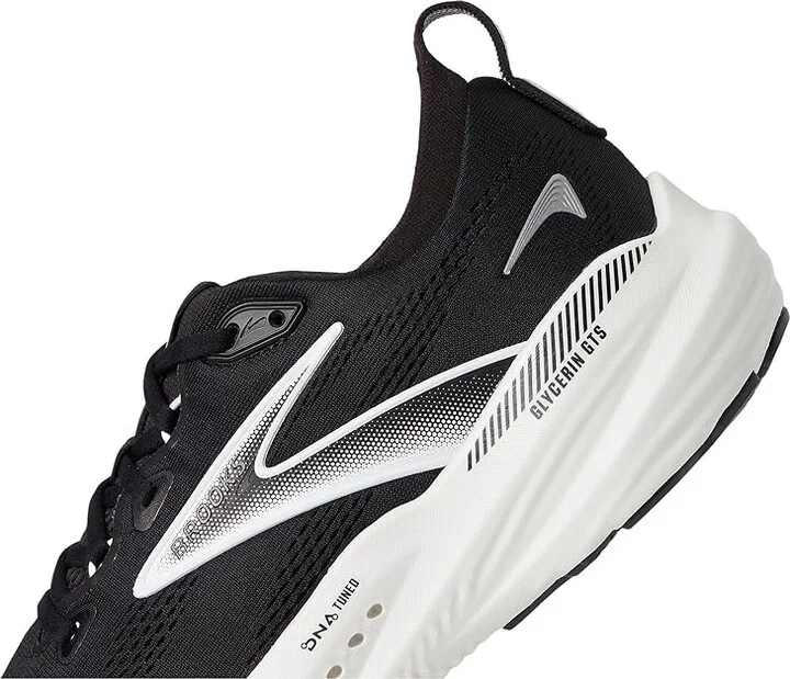 Brooks Glycerin GTS 22 Men's Running Shoes Black/Grey/White : 11.5 D - Medium, Synthetic - Image 7