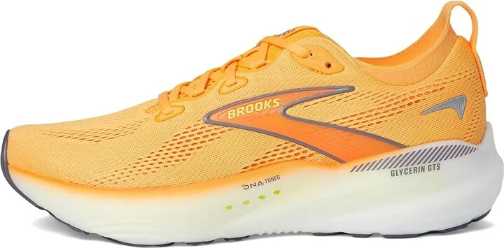 Brooks Glycerin GTS 22 Men's Running Shoes Orange/Nightlife/White : 12 D - Medium, Synthetic - Image 6