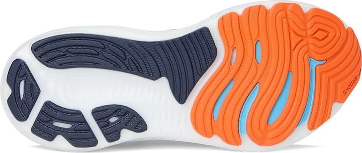 Brooks Glycerin GTS 22 Men's Running Shoes Peacoat/Blue Ribbon/Orange : 12 D - Medium, Synthetic - Image 3
