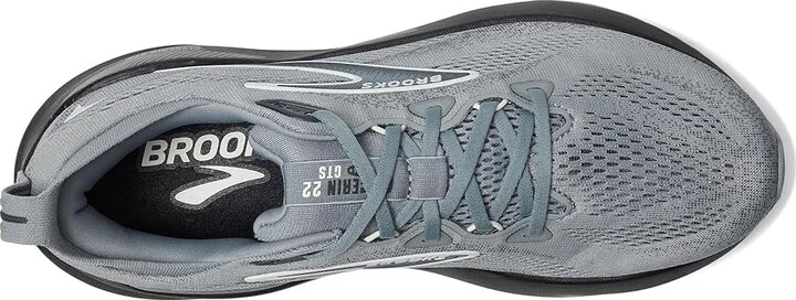 Brooks Glycerin GTS 22 Men's Running Shoes Primer Gray/Ebony/Bluewash : 8 D - Medium, Synthetic - Image 2