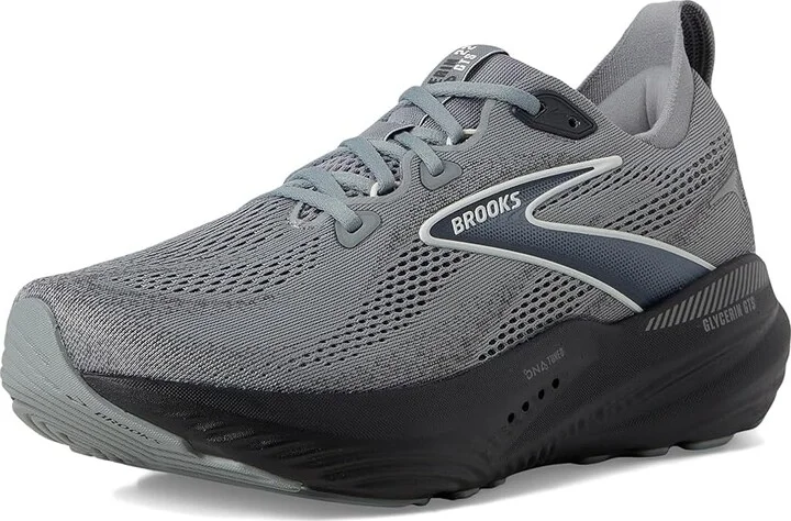 Brooks Glycerin GTS 22 Men's Running Shoes Primer Gray/Ebony/Bluewash : 8 D - Medium, Synthetic - Image 5