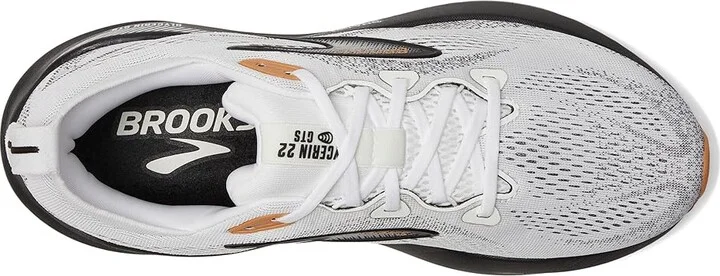 Brooks Glycerin GTS 22 Men's Running Shoes White/Grey/Black : 9 D - Medium, Synthetic - Image 2