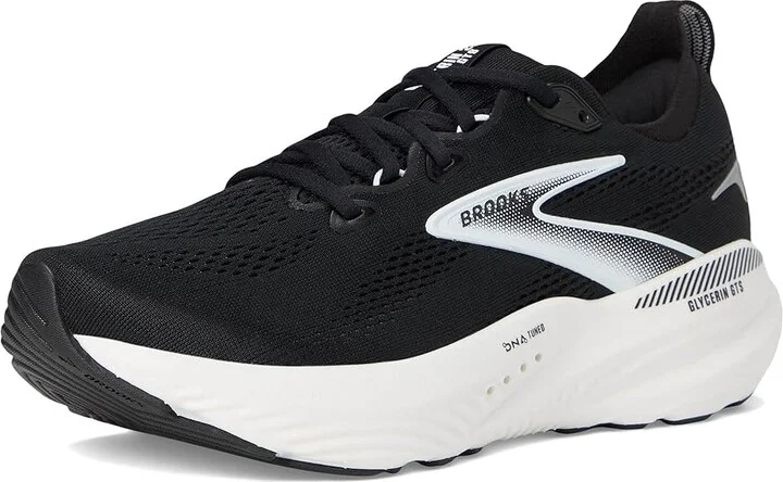 Brooks Glycerin GTS 22 Women's Running Shoes Black/Grey/White : 9.5 D - Wide, Synthetic - Image 5