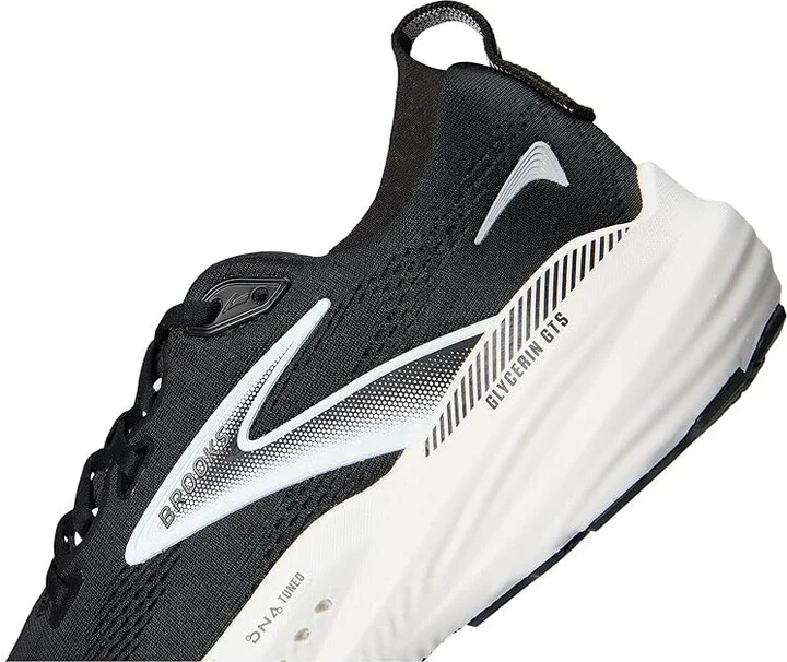 Brooks Glycerin GTS 22 Women's Running Shoes Black/Grey/White : 9.5 D - Wide, Synthetic - Image 7