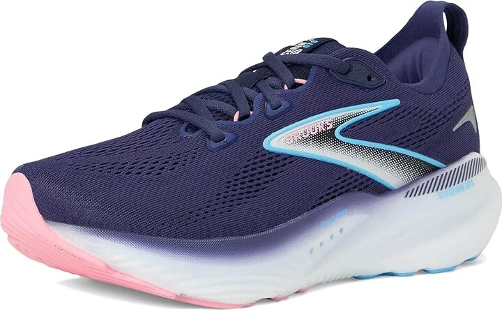 Brooks Glycerin GTS 22 Women's Running Shoes Blue Ribbon/Peacoat/Dianthus : 7 EE - Extra Wide, Synthetic - Image 5