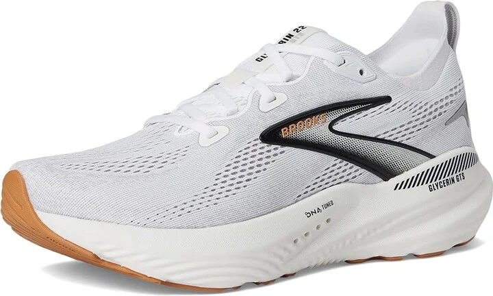 Brooks Glycerin GTS 22 Women's Running Shoes White/Grey/Black : 9.5 B - Medium, Synthetic - Image 5