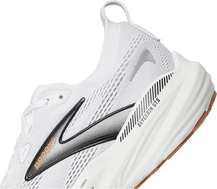 Brooks Glycerin GTS 22 Women's Running Shoes White/Grey/Black : 9.5 B - Medium, Synthetic - Image 7