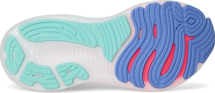 Brooks Glycerin GTS 22 Women's Running Shoes White/Limpet Shell/Amparo Blue : 10.5 B - Medium, Synthetic - Image 3