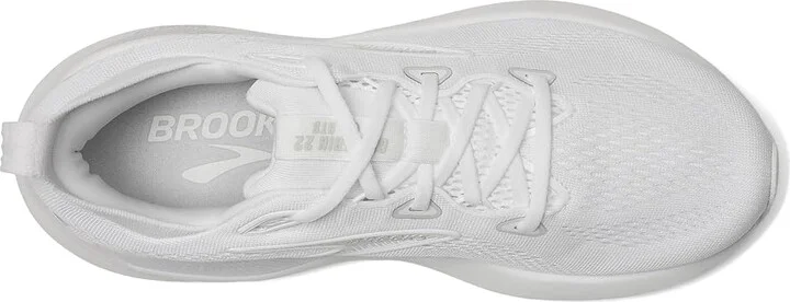 Brooks Glycerin GTS 22 Women's Running Shoes White/White/Grey : 9.5 B - Medium, Synthetic - Image 2