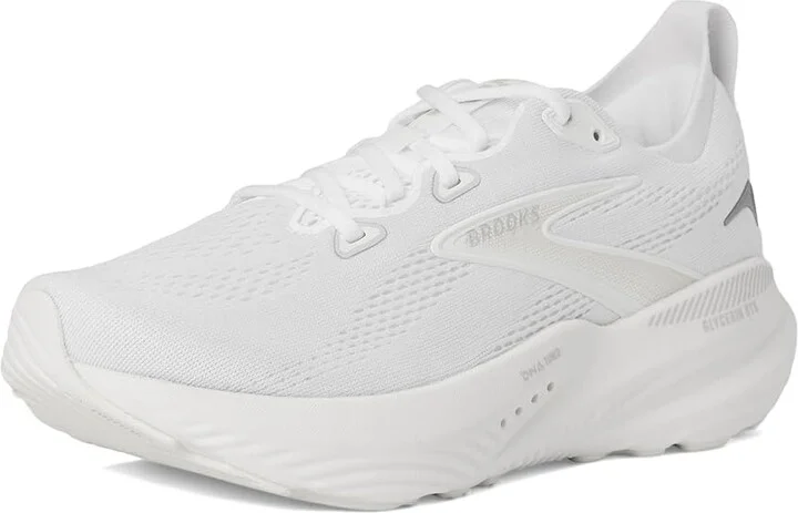 Brooks Glycerin GTS 22 Women's Running Shoes White/White/Grey : 9.5 B - Medium, Synthetic - Image 5