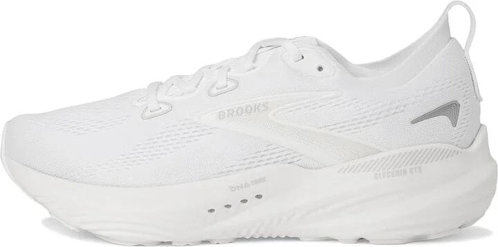 Brooks Glycerin GTS 22 Women's Running Shoes White/White/Grey : 9.5 B - Medium, Synthetic - Image 6