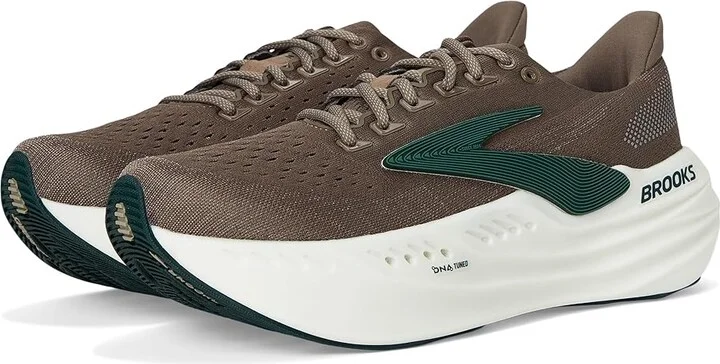 Brooks Glycerin Max Men's Running Shoes Falcon/Green/London Fog : 15 D - Medium, Synthetic