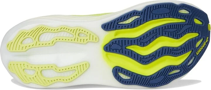 Brooks Glycerin Max Men's Running Shoes Lime/Navy Peony/White : 8 D - Medium, Synthetic - Image 3