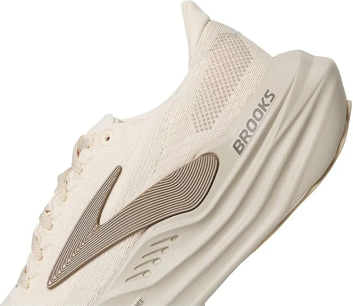 Brooks Glycerin Max Women's Running Shoes Almond Peach/London Fog/White : 11.5 B - Medium, Textile - Image 7