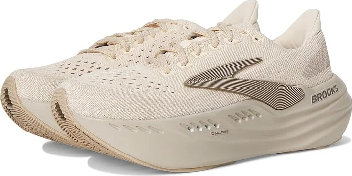 Brooks Glycerin Max Women's Running Shoes Almond Peach/London Fog/White : 11.5 B - Medium, Textile