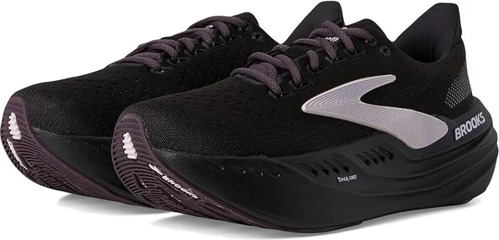 Brooks Glycerin Max Women's Running Shoes Black/Orchid Ice/Grey : 10 B - Medium, Textile
