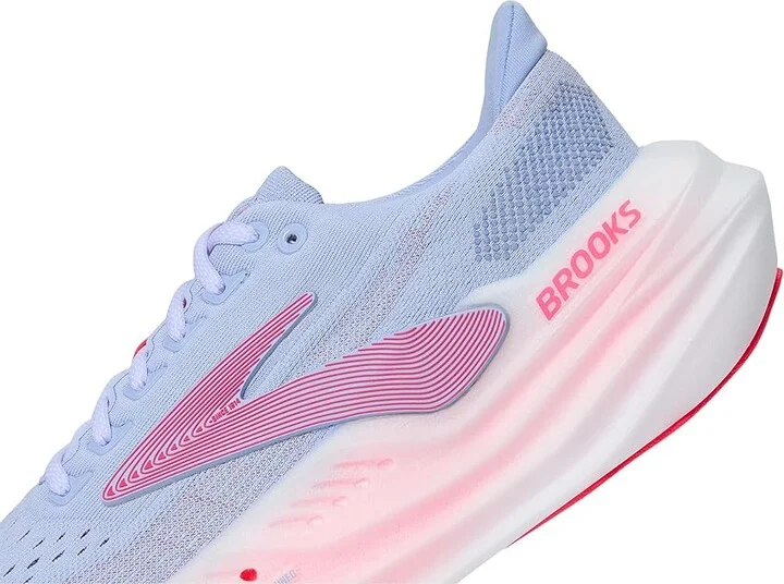 Brooks Glycerin Max Women's Running Shoes Blue Heron/Diva Pink/White : 11.5 B - Medium, Textile - Image 7