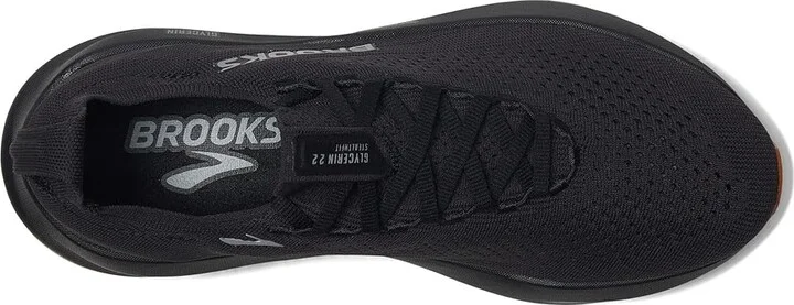 Brooks Glycerin StealthFit 22 Men's Running Shoes Black/Black : 11 D - Medium, Synthetic - Image 2