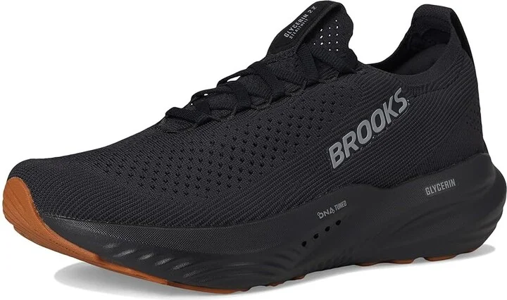 Brooks Glycerin StealthFit 22 Men's Running Shoes Black/Black : 11 D - Medium, Synthetic - Image 5