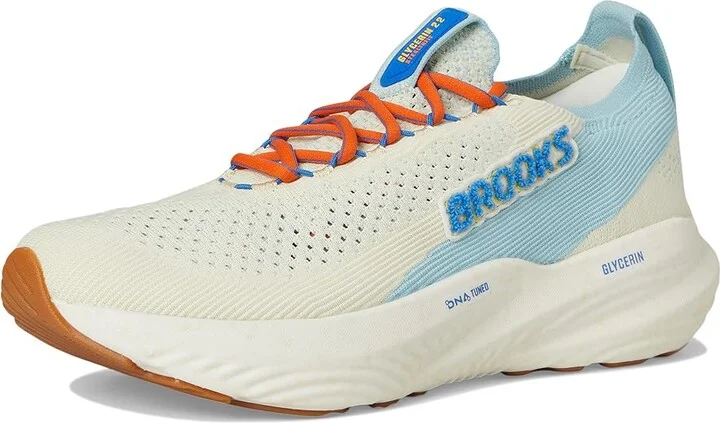 Brooks Glycerin StealthFit 22 Men's Running Shoes Palace/Vermillion/SeedPearl : 7.5 D - Medium, Synthetic - Image 5