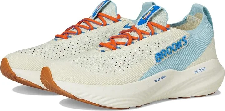 Brooks Glycerin StealthFit 22 Men's Running Shoes Palace/Vermillion/SeedPearl : 7.5 D - Medium, Synthetic