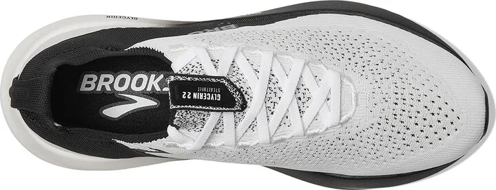 Brooks Glycerin StealthFit 22 Men's Running Shoes White/Grey/Black : 10 D - Medium, Synthetic - Image 2
