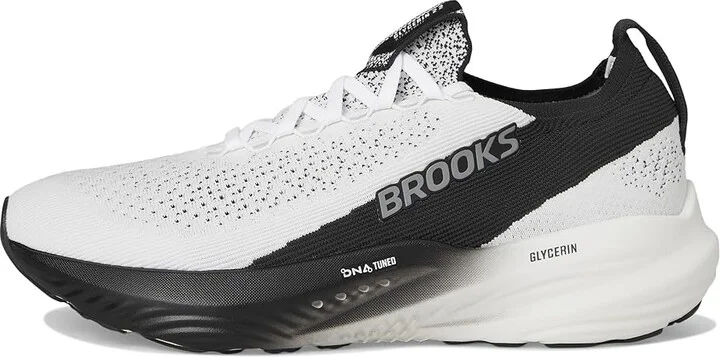 Brooks Glycerin StealthFit 22 Men's Running Shoes White/Grey/Black : 10 D - Medium, Synthetic - Image 6