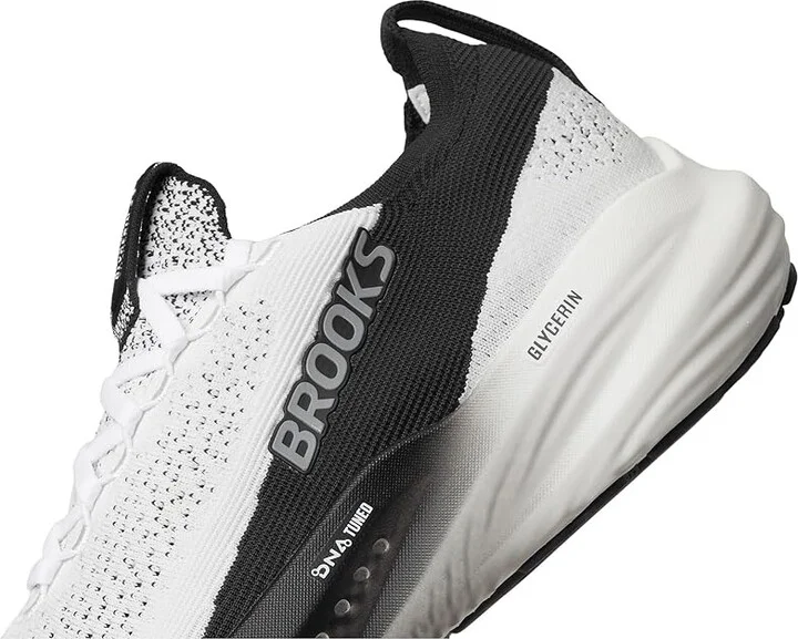 Brooks Glycerin StealthFit 22 Men's Running Shoes White/Grey/Black : 10 D - Medium, Synthetic - Image 7