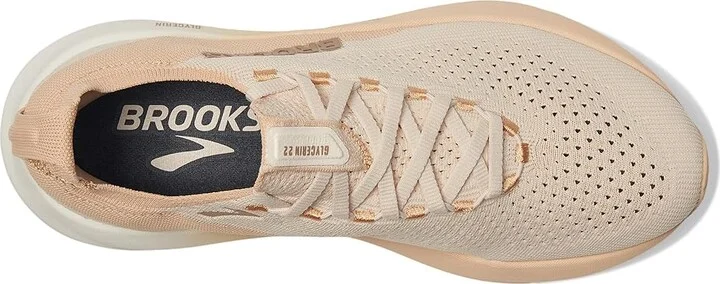 Brooks Glycerin StealthFit 22 Women's Running Shoes Almond Peach/Almond/Portabella : 6.5 B - Medium, Synthetic - Image 2