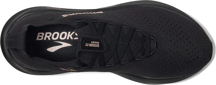 Brooks Glycerin StealthFit 22 Women's Running Shoes Black/Grey/Rose Gold : 8 B - Medium, Synthetic - Image 2
