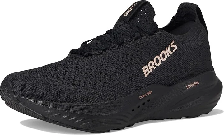Brooks Glycerin StealthFit 22 Women's Running Shoes Black/Grey/Rose Gold : 8 B - Medium, Synthetic - Image 5