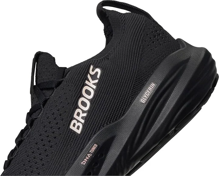 Brooks Glycerin StealthFit 22 Women's Running Shoes Black/Grey/Rose Gold : 8 B - Medium, Synthetic - Image 7