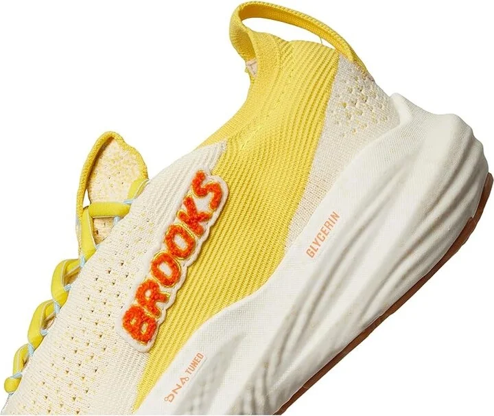 Brooks Glycerin StealthFit 22 Women's Running Shoes Cyber/Vermillion/SeedPearl : 8.5 B - Medium, Synthetic - Image 7