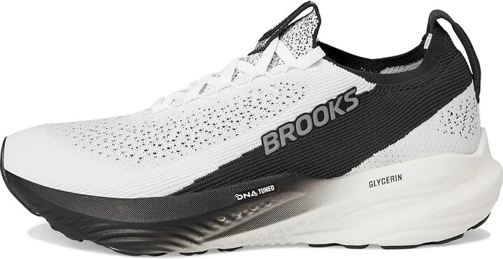 Brooks Glycerin StealthFit 22 Women's Running Shoes White/Grey/Black : 6.5 B - Medium, Synthetic - Image 6