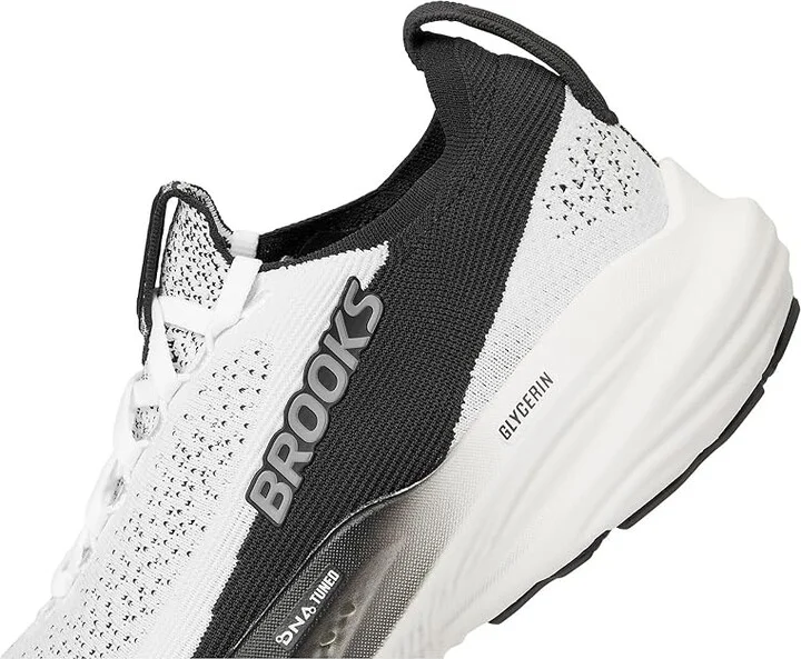 Brooks Glycerin StealthFit 22 Women's Running Shoes White/Grey/Black : 6.5 B - Medium, Synthetic - Image 7